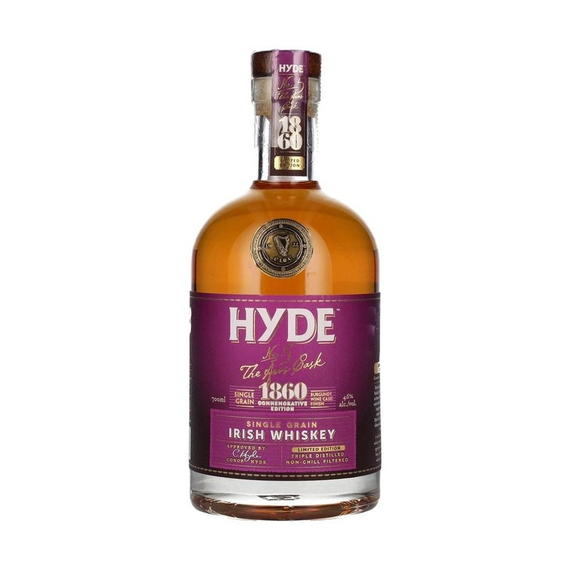 Hyde No. 5 Single Grain Burgundy Cask Finish Irish Whiskey 750mL - ForWhiskeyLovers.com