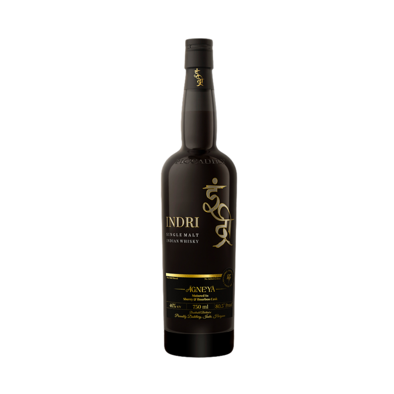 Indri Agneya Indian Single Malt Whiskey - ForWhiskeyLovers.com