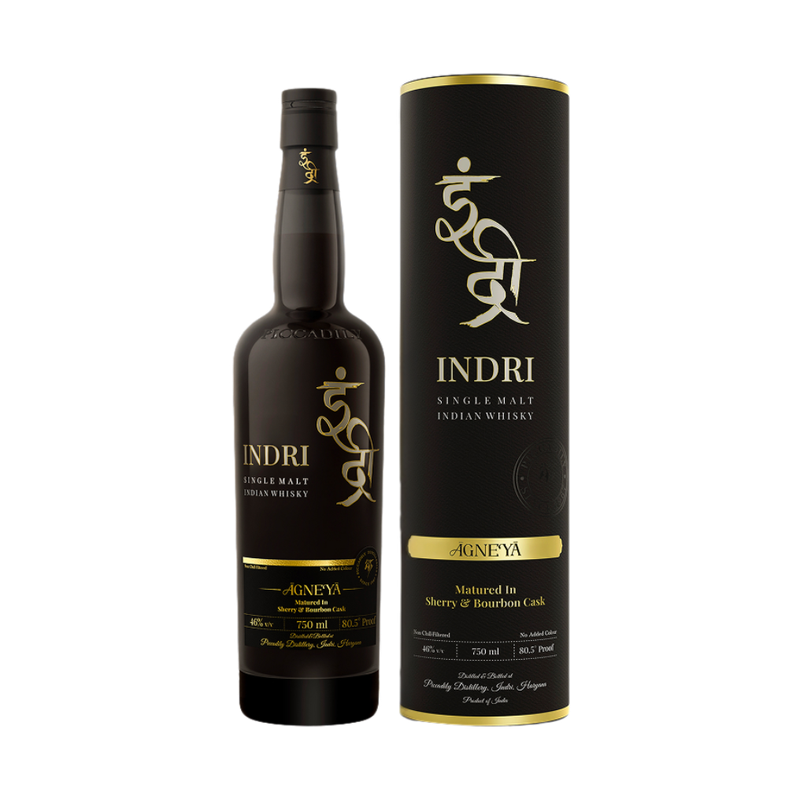 Indri Agneya Indian Single Malt Whiskey - ForWhiskeyLovers.com