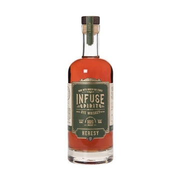 Infuse Spirits Heresy Rye Whiskey - ForWhiskeyLovers.com