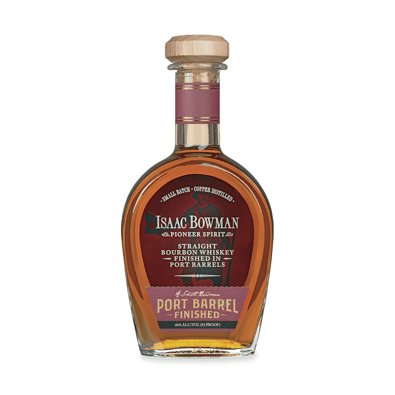 Isaac Bowman Port Barrel Finished Straight Bourbon Whiskey - ForWhiskeyLovers.com