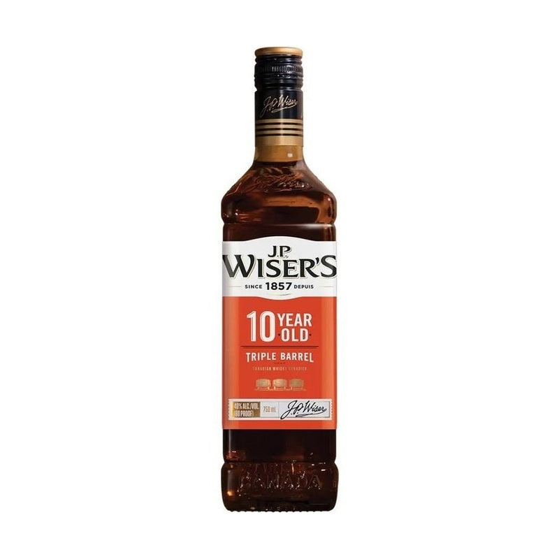 J.P. Wiser's 10 Year Old Triple Barrel Blended Canadian Whisky - ForWhiskeyLovers.com