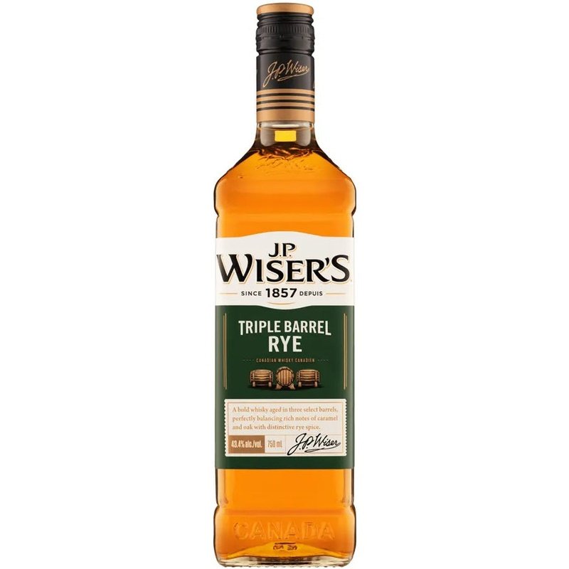 J.P. Wiser's 'Rye' Triple Barrel Blended Canadian Whisky - ForWhiskeyLovers.com