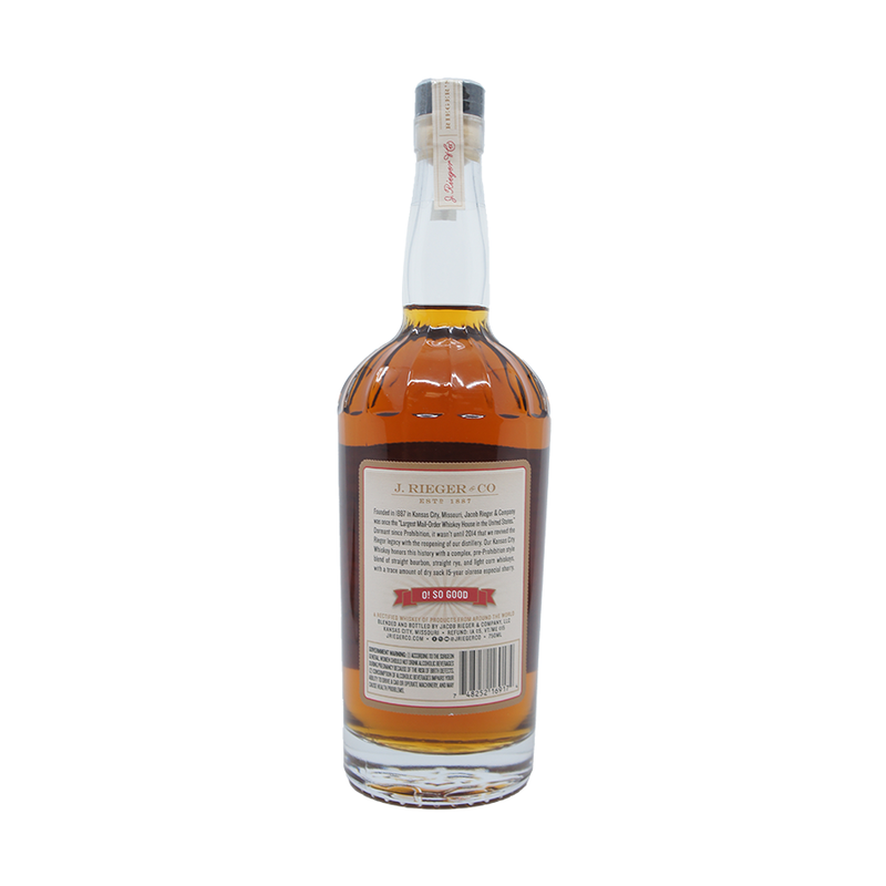 J. Rieger & Co. Kansas City Whiskey - ForWhiskeyLovers.com
