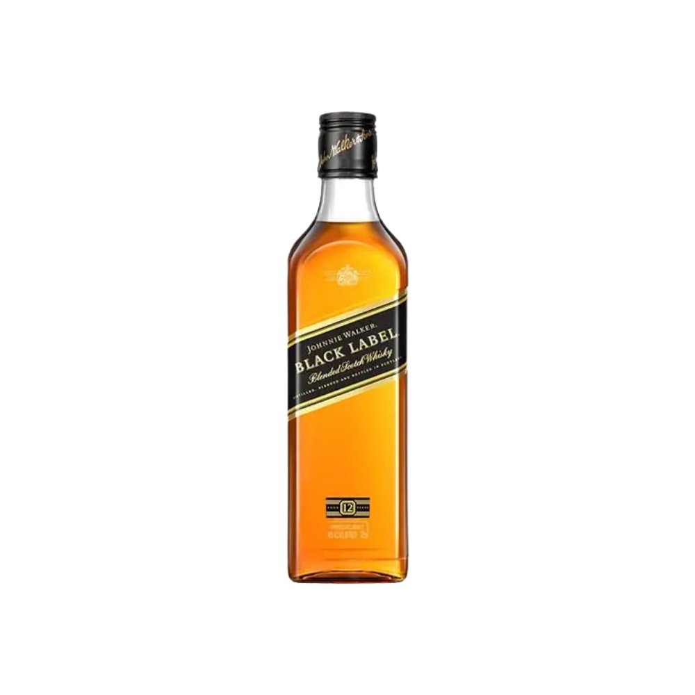 JOHNNIE WALKER Black Label 375ml - ForWhiskeyLovers.com