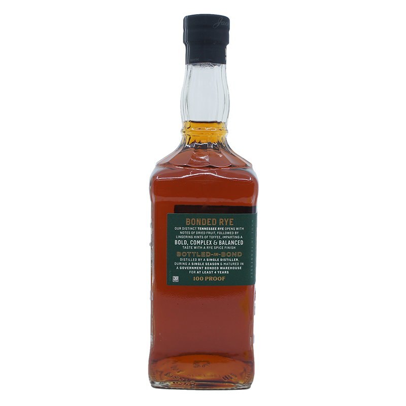 Jack Daniel's 'Bonded Rye' Bottled-In-Bond 100 Proof Tennessee Rye Whiskey - ForWhiskeyLovers.com