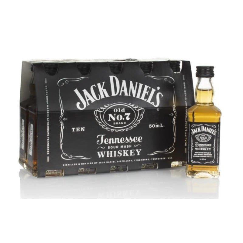 Jack Daniel's Old No.7 Tennessee Sour Mash Whiskey 10-Pack 50ml - ForWhiskeyLovers.com