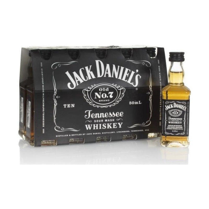 Jack Daniel's Old No.7 Tennessee Sour Mash Whiskey 10-Pack 50ml - ForWhiskeyLovers.com