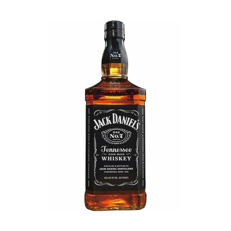 Jack Daniel's Old No.7 Tennessee Sour Mash Whiskey Liter - ForWhiskeyLovers.com