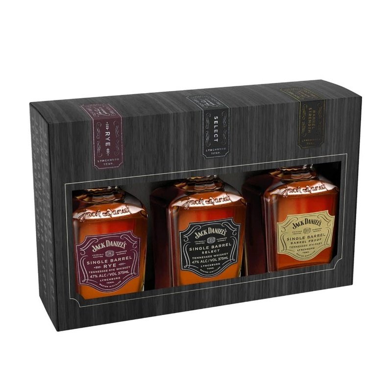 Jack Daniel's Single Barrel 3-Pack Gift Set - ForWhiskeyLovers.com