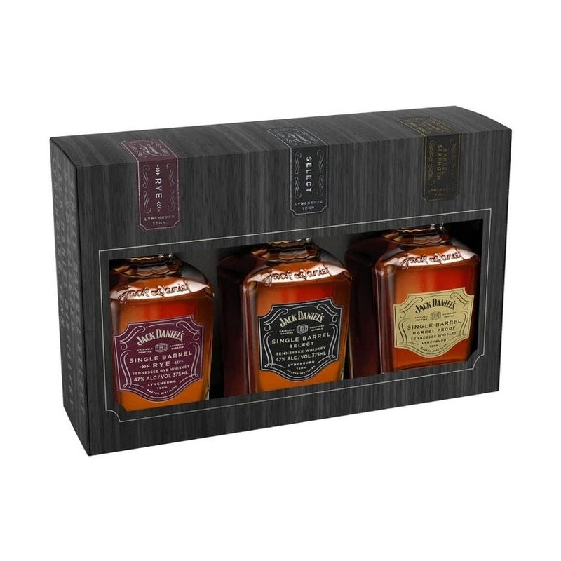 Jack Daniel's Single Barrel 3-Pack Gift Set - ForWhiskeyLovers.com