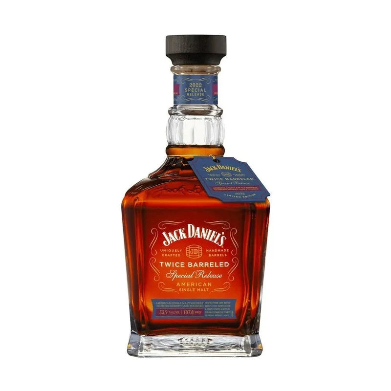 Jack Daniel's Twice Barreled Special Release American Single Malt Whiskey - ForWhiskeyLovers.com