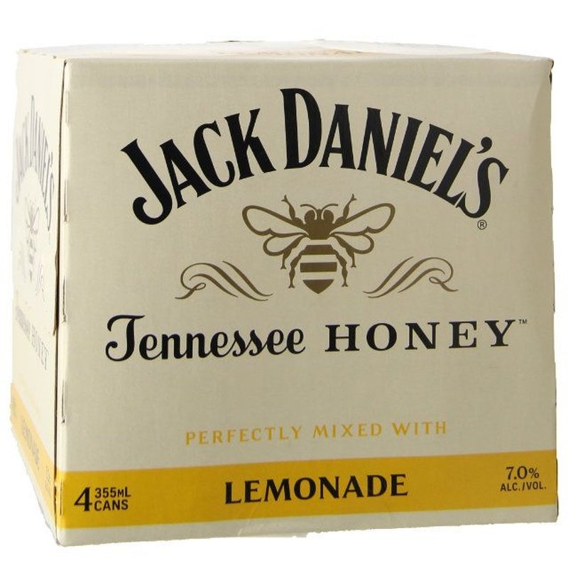 Jack Daniel's Whiskey, Honey & Lemonade Cocktail 4-Pack - ForWhiskeyLovers.com
