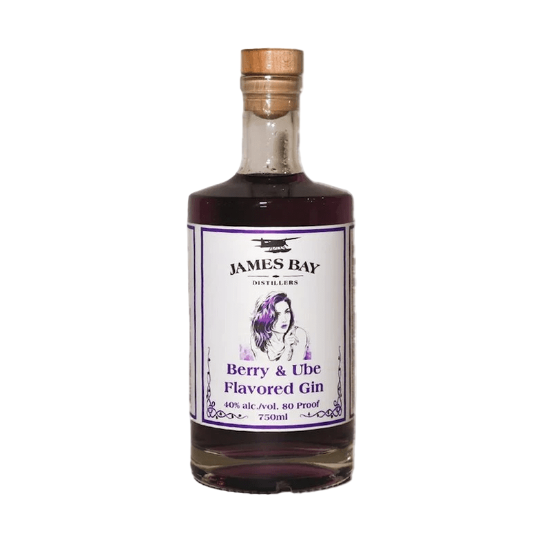 James Bay Berry & Ube Flavored Gin 750mL - ForWhiskeyLovers.com