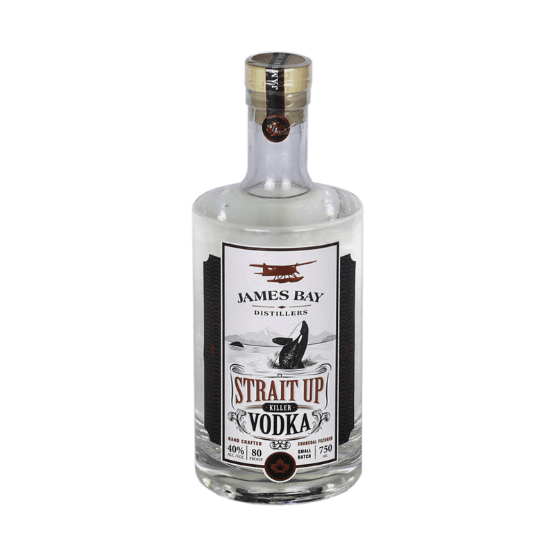 James Bay Distillers Strait Up Vodka - ForWhiskeyLovers.com