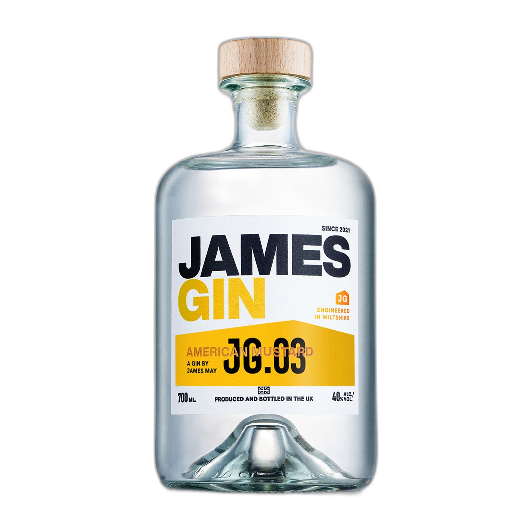 James Gin American Mustard 700ml - ForWhiskeyLovers.com