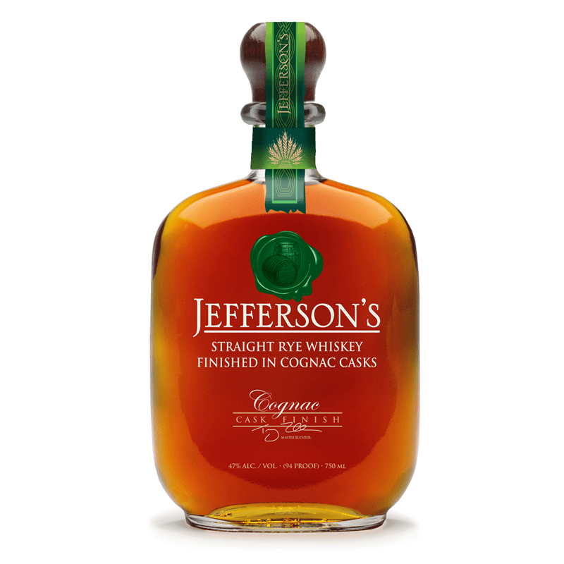 Jefferson's Cognac Cask Finish Straight Rye Whiskey - ForWhiskeyLovers.com