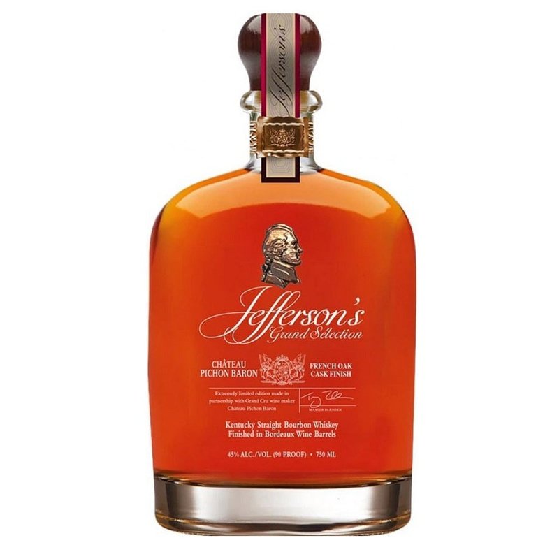 Jefferson's Grand Selection Château Pichon Baron French Oak Cask Finish Kentucky Straight Bourbon Whiskey - ForWhiskeyLovers.com