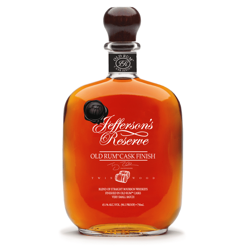 Jefferson's Reserve Old Rum Cask Finish Twin Wood Straight Bourbon Whiskey - ForWhiskeyLovers.com