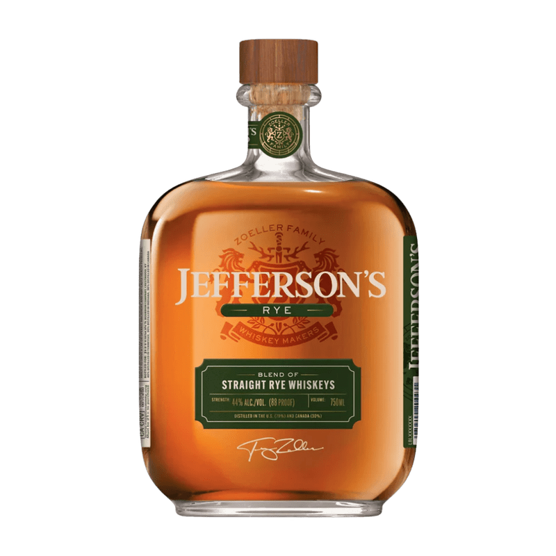 Jefferson's Small Batch Kentucky Straight Rye Whiskey - ForWhiskeyLovers.com