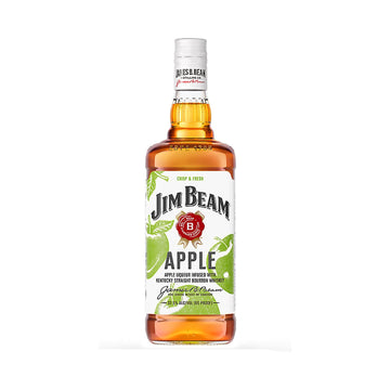 Jim Beam Apple Flavored Whiskey 1L - ForWhiskeyLovers.com