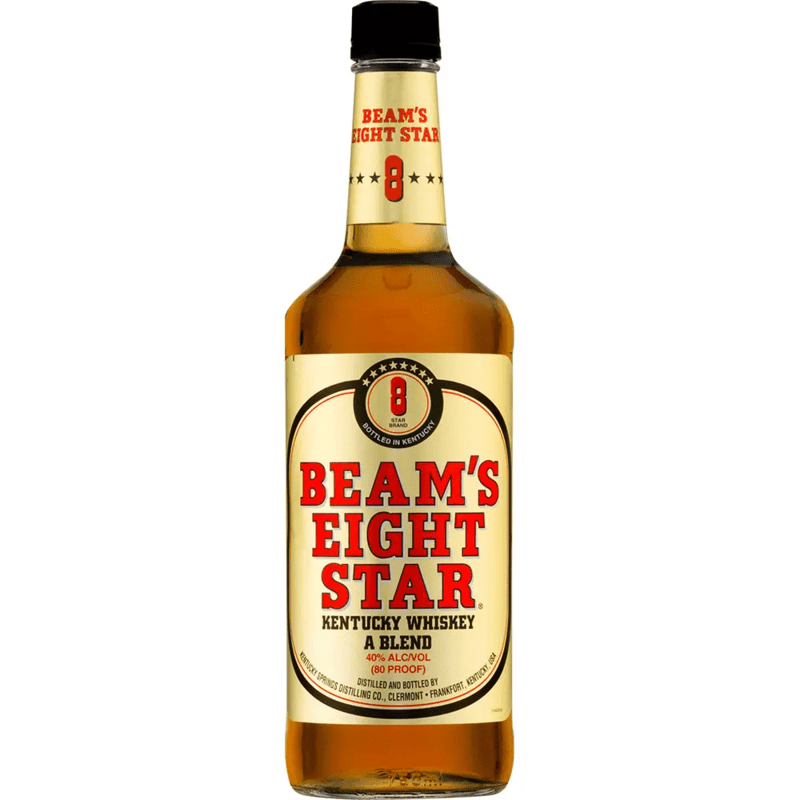 Jim Beam Beam's Eight Star Blended Kentucky Whiskey - ForWhiskeyLovers.com