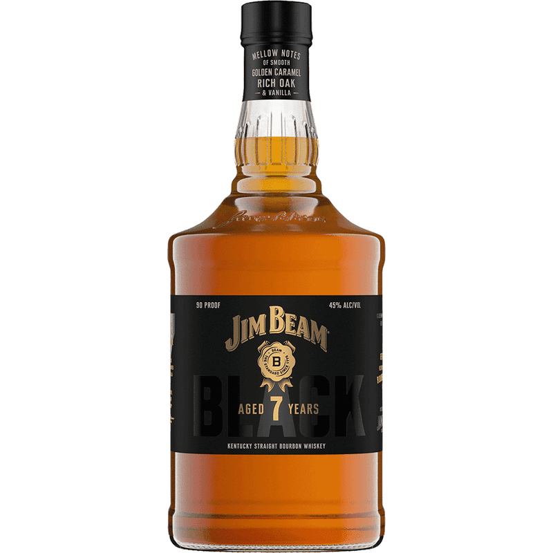 Jim Beam Black Label 7 Year Old Kentucky Straight Bourbon Whiskey - ForWhiskeyLovers.com