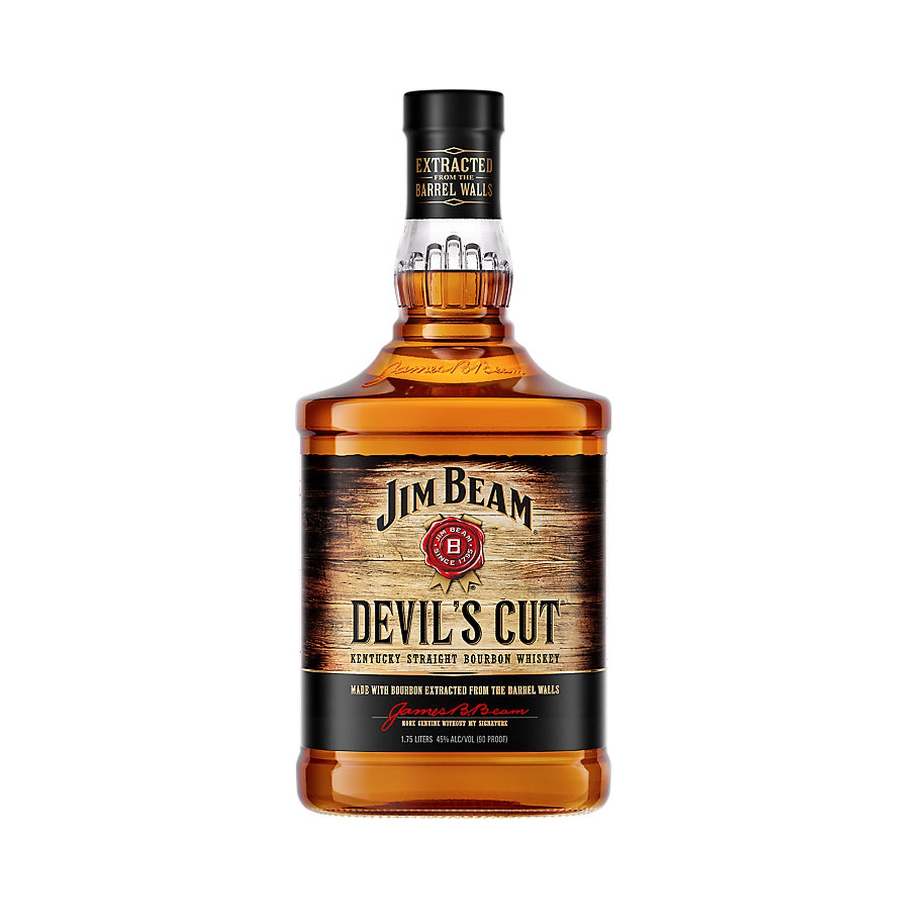 Jim Beam Devil's Cut Kentucky Straight Bourbon Whiskey 1.75L - ForWhiskeyLovers.com