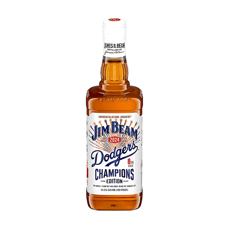 Jim Beam Dodgers 8th Title Edition Kentucky Straight Bourbon Whiskey - ForWhiskeyLovers.com