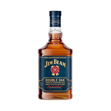 Jim Beam Double Oak Twice Barreled Kentucky Straight Bourbon 1L - ForWhiskeyLovers.com