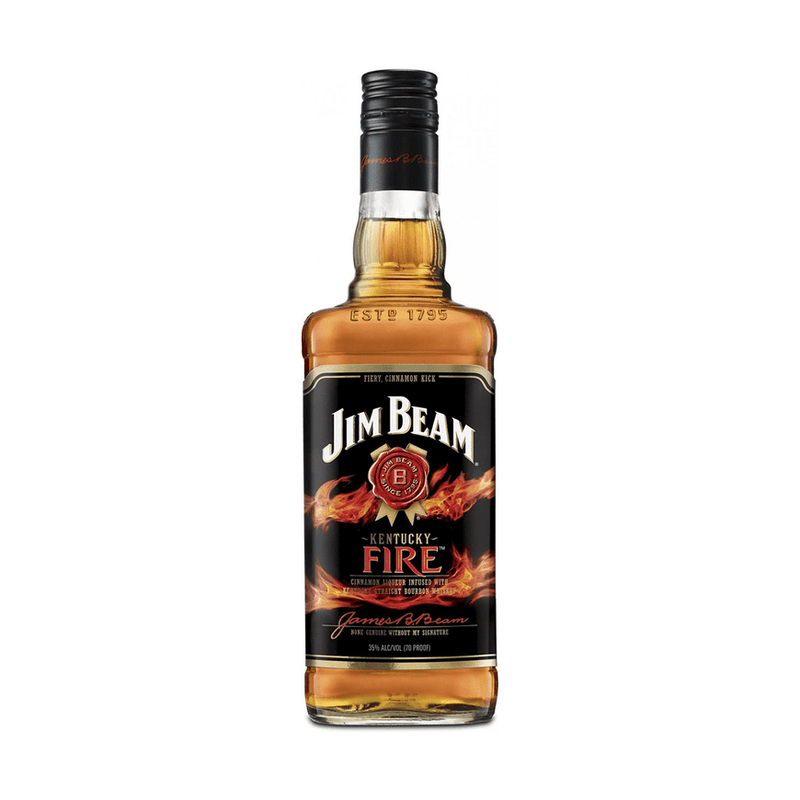 Jim Beam Kentucky Fire Straight Bourbon Whiskey - ForWhiskeyLovers.com