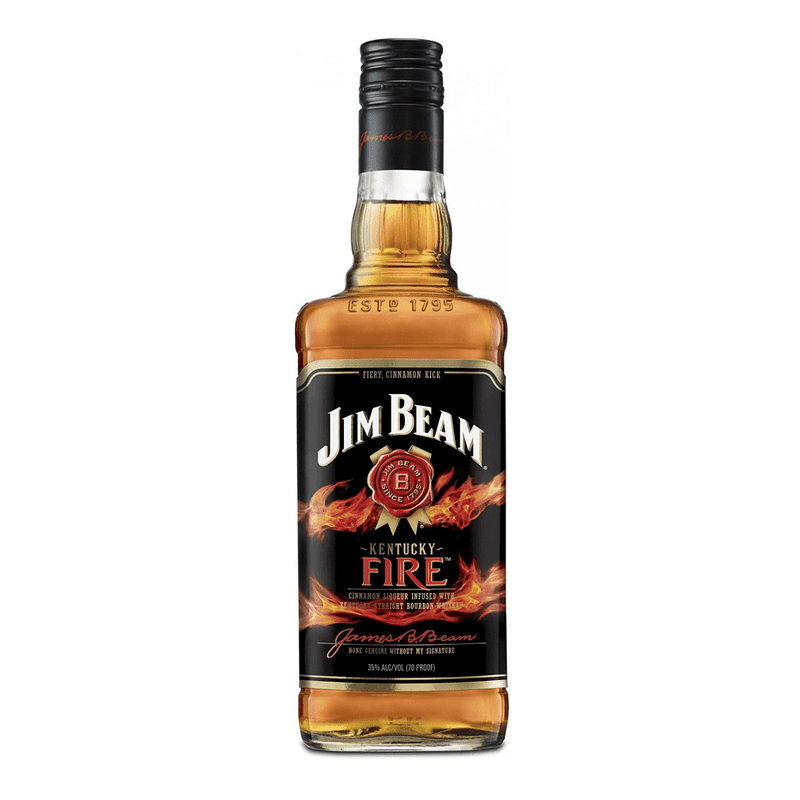 Jim Beam Kentucky Fire Straight Bourbon Whiskey - ForWhiskeyLovers.com
