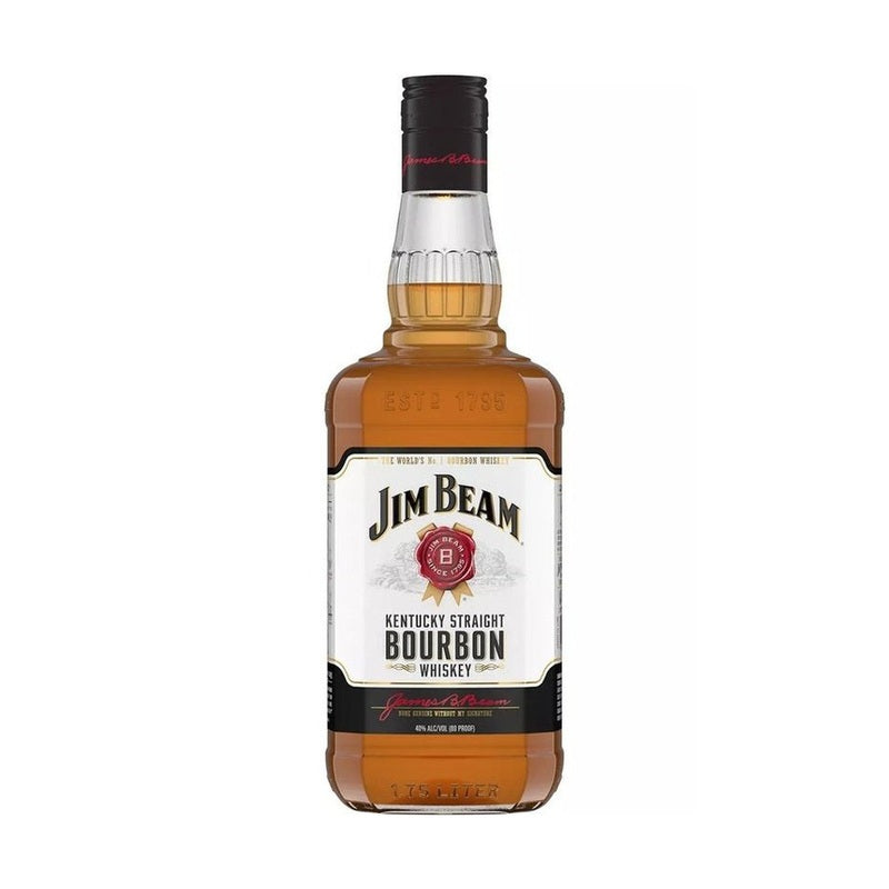 Jim Beam Kentucky Straight Bourbon Whiskey 1.75L - ForWhiskeyLovers.com