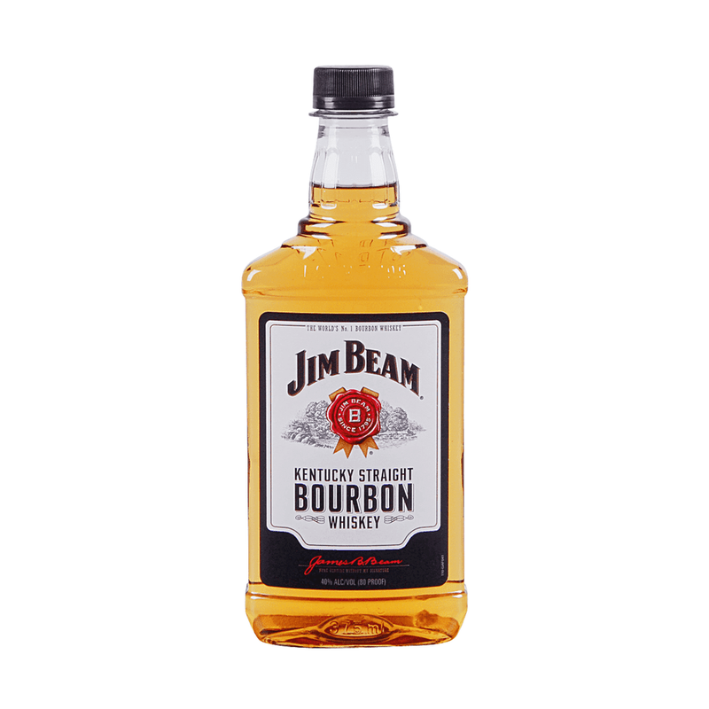 Jim Beam Kentucky Straight Bourbon Whiskey 375ml - PET Bottle - ForWhiskeyLovers.com