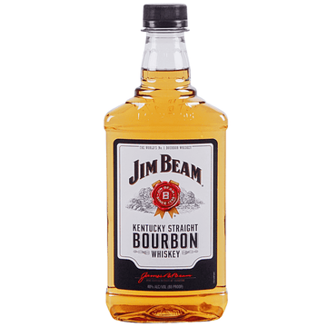 Jim Beam Kentucky Straight Bourbon Whiskey 375ml - PET Bottle - ForWhiskeyLovers.com