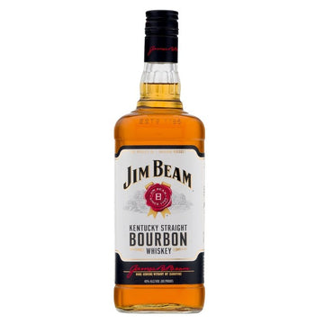 Jim Beam Kentucky Straight Bourbon Whiskey Liter - ForWhiskeyLovers.com