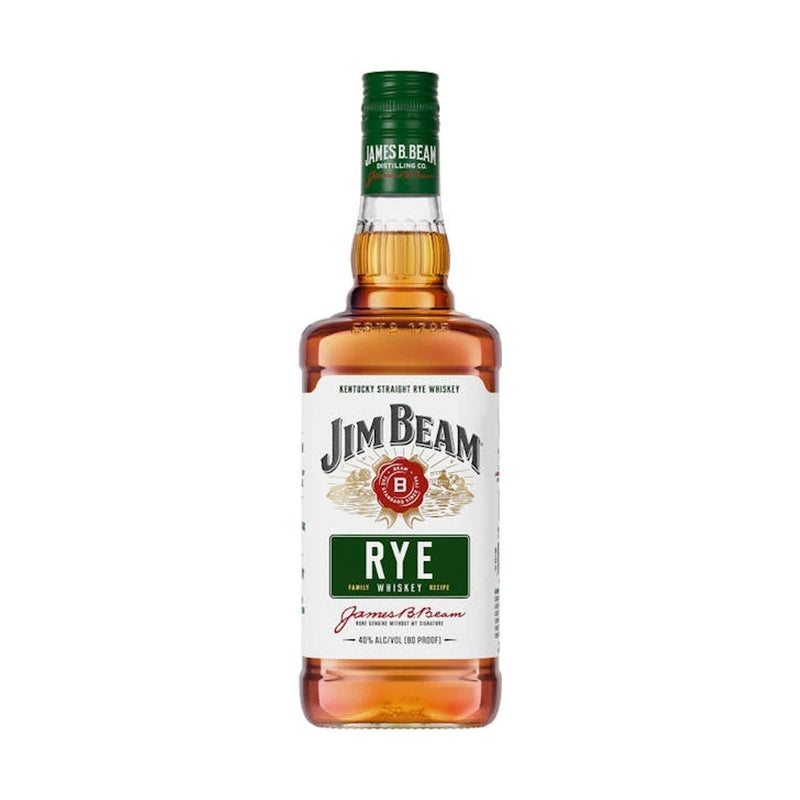 Jim Beam Kentucky Straight Rye Whiskey 750ml - ForWhiskeyLovers.com