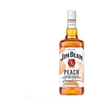 Jim Beam Peach Flavored Whiskey 1L - ForWhiskeyLovers.com