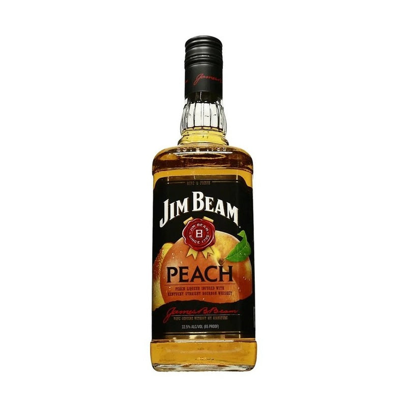 Jim Beam Peach Kentucky Straight Bourbon Whiskey - ForWhiskeyLovers.com