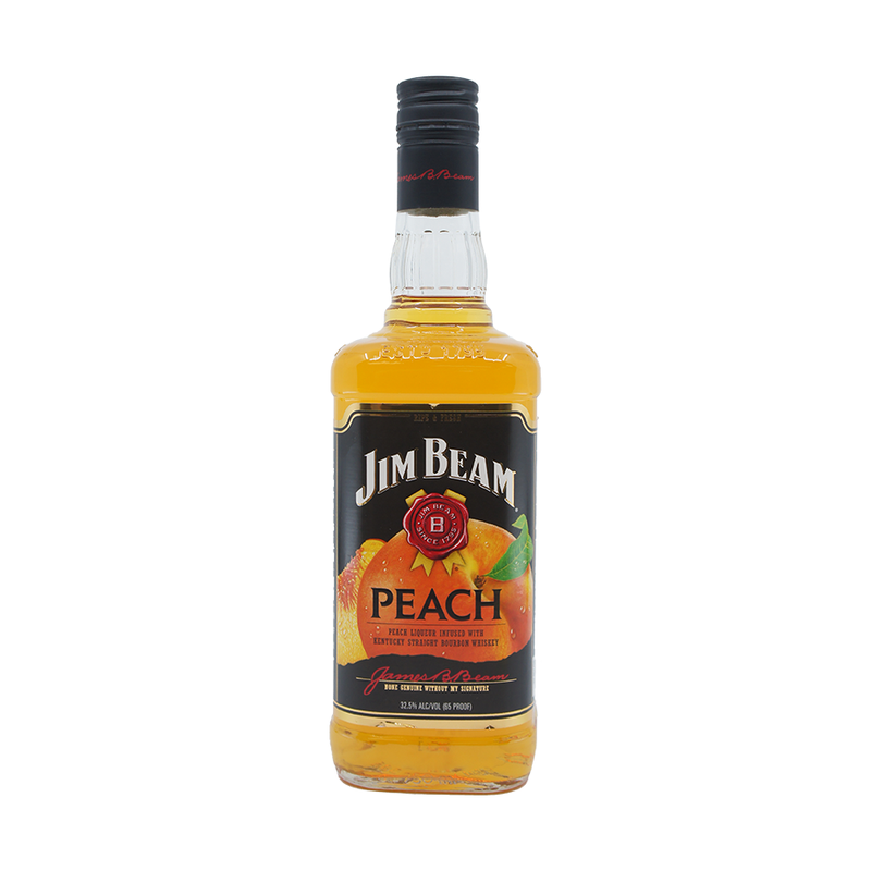 Jim Beam Peach Kentucky Straight Bourbon Whiskey - ForWhiskeyLovers.com
