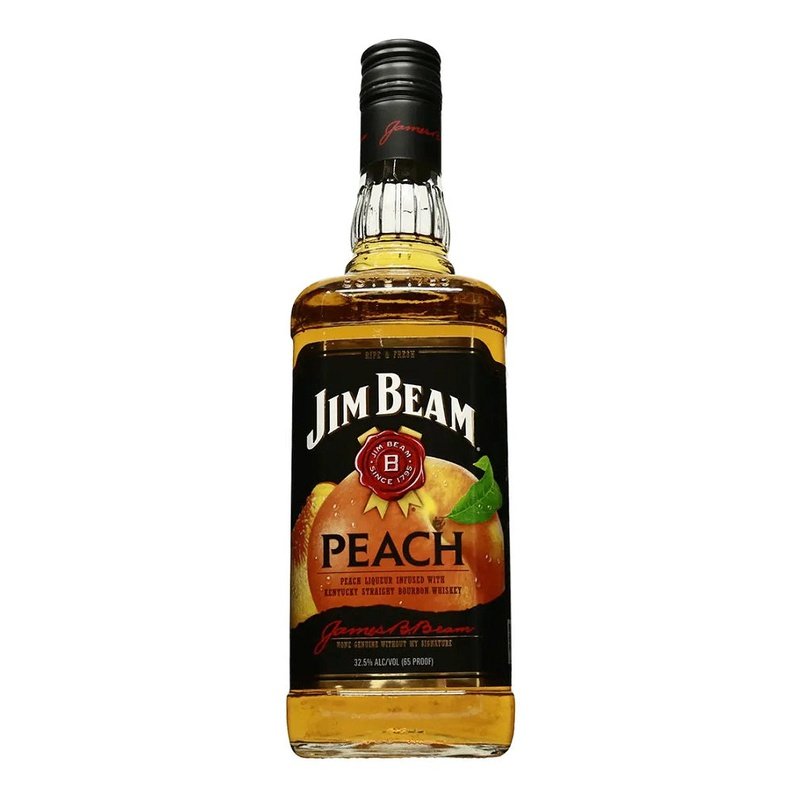 Jim Beam Peach Kentucky Straight Bourbon Whiskey - ForWhiskeyLovers.com
