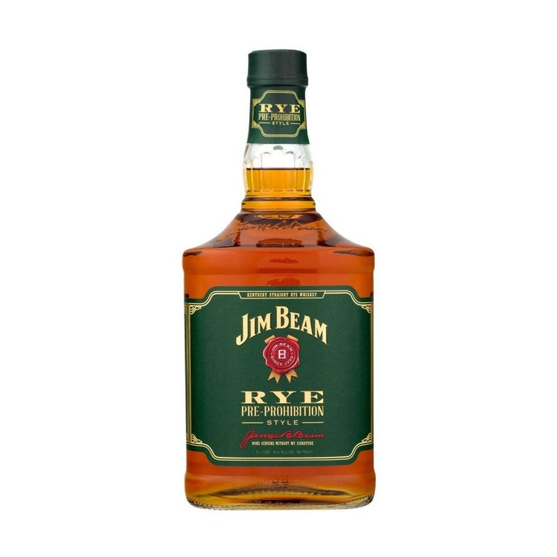 Jim Beam Rye "Pre-Prohibition Style" Kentucky Straight Rye Whiskey Liter - ForWhiskeyLovers.com
