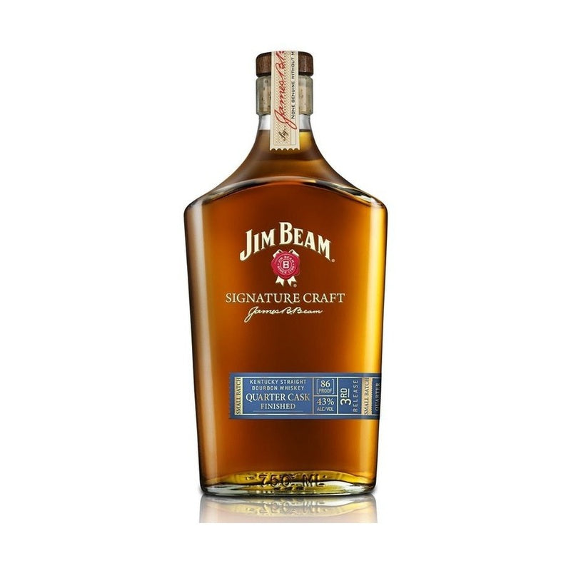 Jim Beam Signature Craft Quarter Cask Finished Kentucky Straight Bourbon Whiskey - ForWhiskeyLovers.com