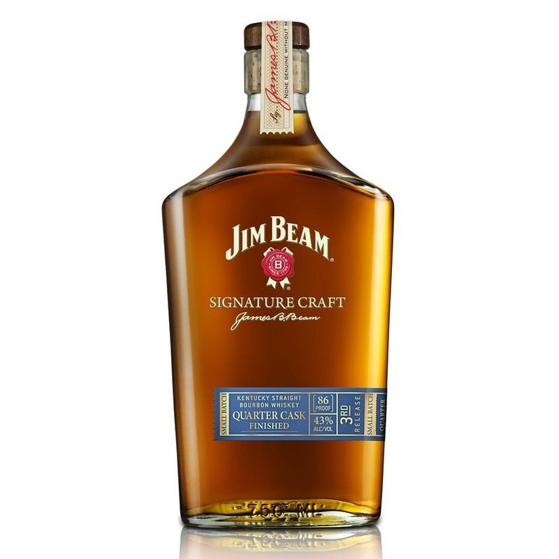 Jim Beam Signature Craft Quarter Cask Finished Kentucky Straight Bourbon Whiskey - ForWhiskeyLovers.com