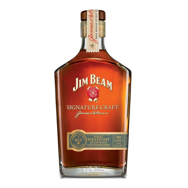 Jim Beam Signature Craft Whole Rolled Oat 11 Year Old Kentucky Straight Bourbon Whiskey 375ml - ForWhiskeyLovers.com