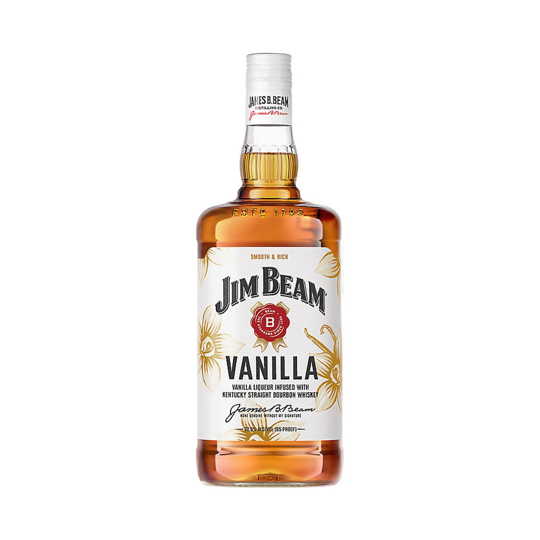 Jim Beam Vanilla Flavored Whiskey 1.75L - ForWhiskeyLovers.com