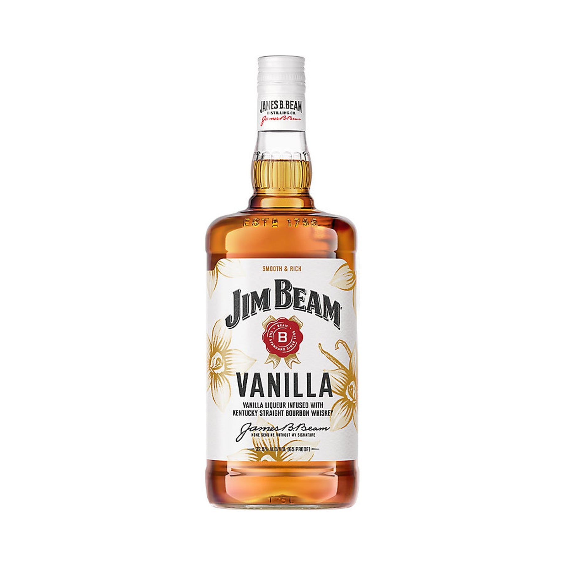 Jim Beam Vanilla Flavored Whiskey 1.75L - ForWhiskeyLovers.com