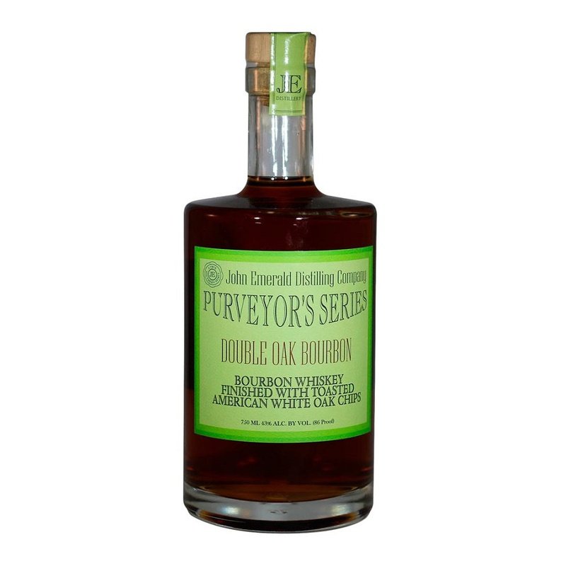 John Emerald Purveyor's Series Double Oak Bourbon Whiskey - ForWhiskeyLovers.com