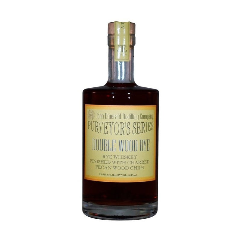 John Emerald Purveyor's Series Double Wood Rye Whiskey - ForWhiskeyLovers.com