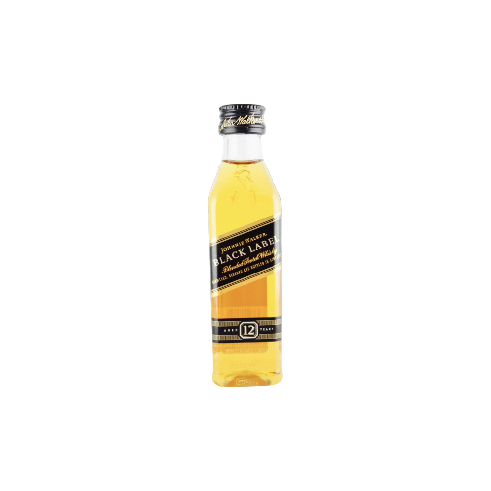 Johnnie Walker Black 50ml - ForWhiskeyLovers.com